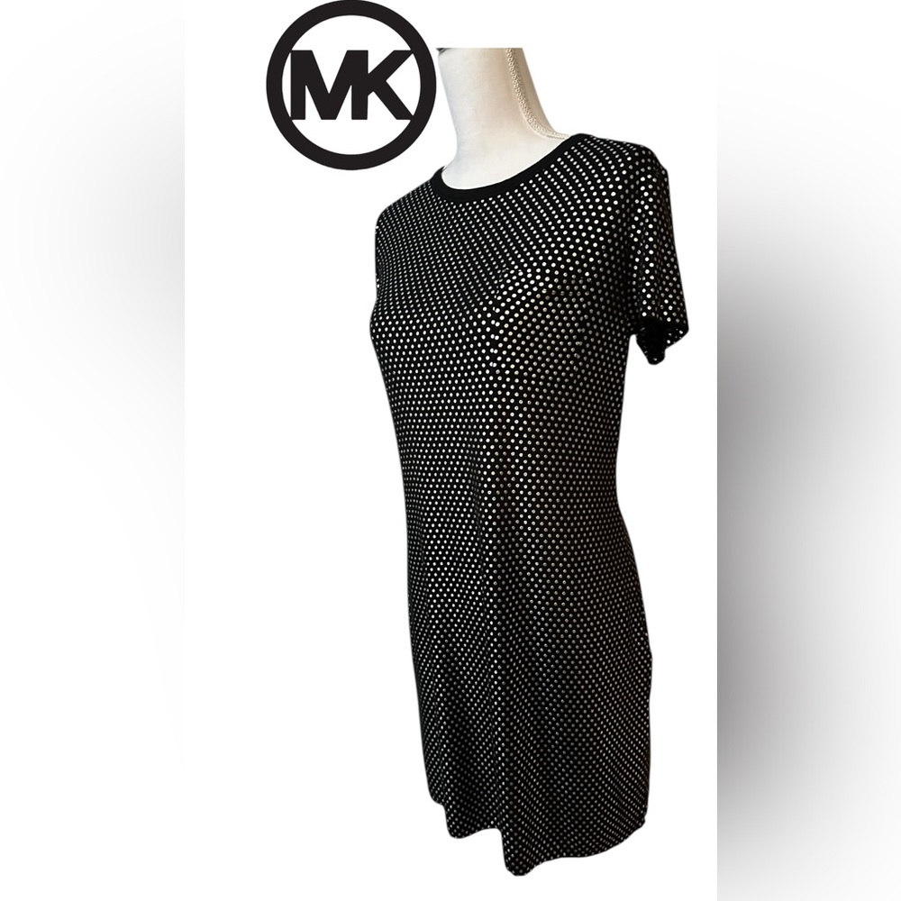 Michael Kors Studded T-Shirt Dress Short Sleeve w/ Front Pocket Women’s medium